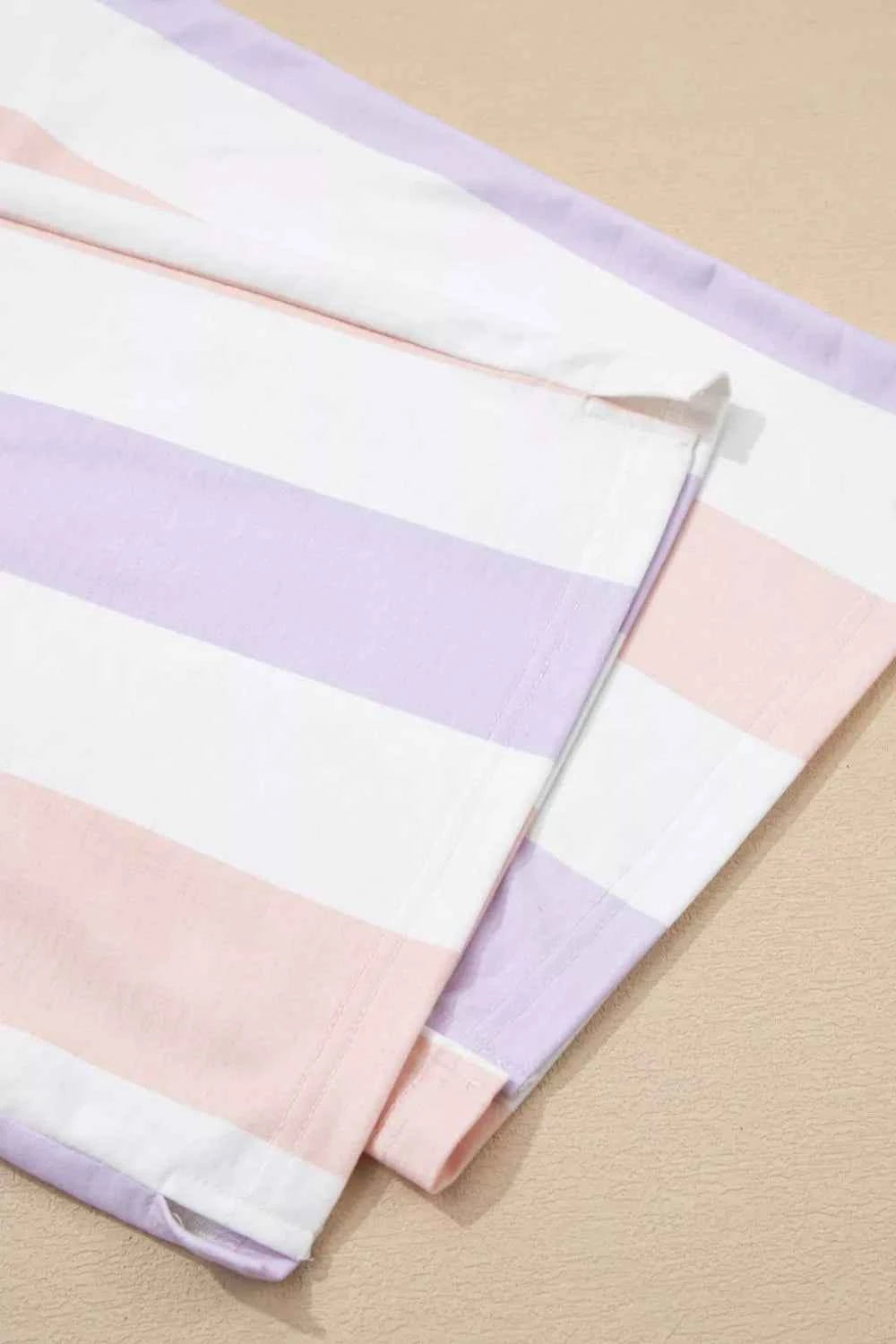Stripe Multicolored Print Drawstring Loose Pants with Side Pockets a701b7d7-5d4d-4ca4-b6e8-10065a91ee1d-Max-Origin