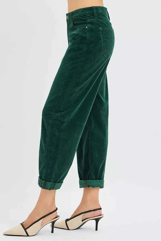 High Rise Crop Barrel Cordurory Pants a71a1ba3-9d37-4138-b773-efedc82663d4-Max-Origin