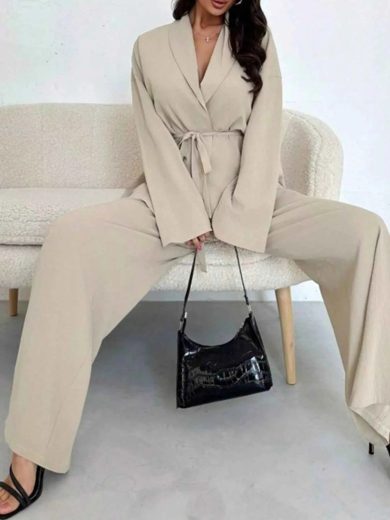 Front Tied Shirt and Wide-Leg Pants Set a7800c47-3fa7-4cd6-ad8f-2050375190ec-Max-Origin
