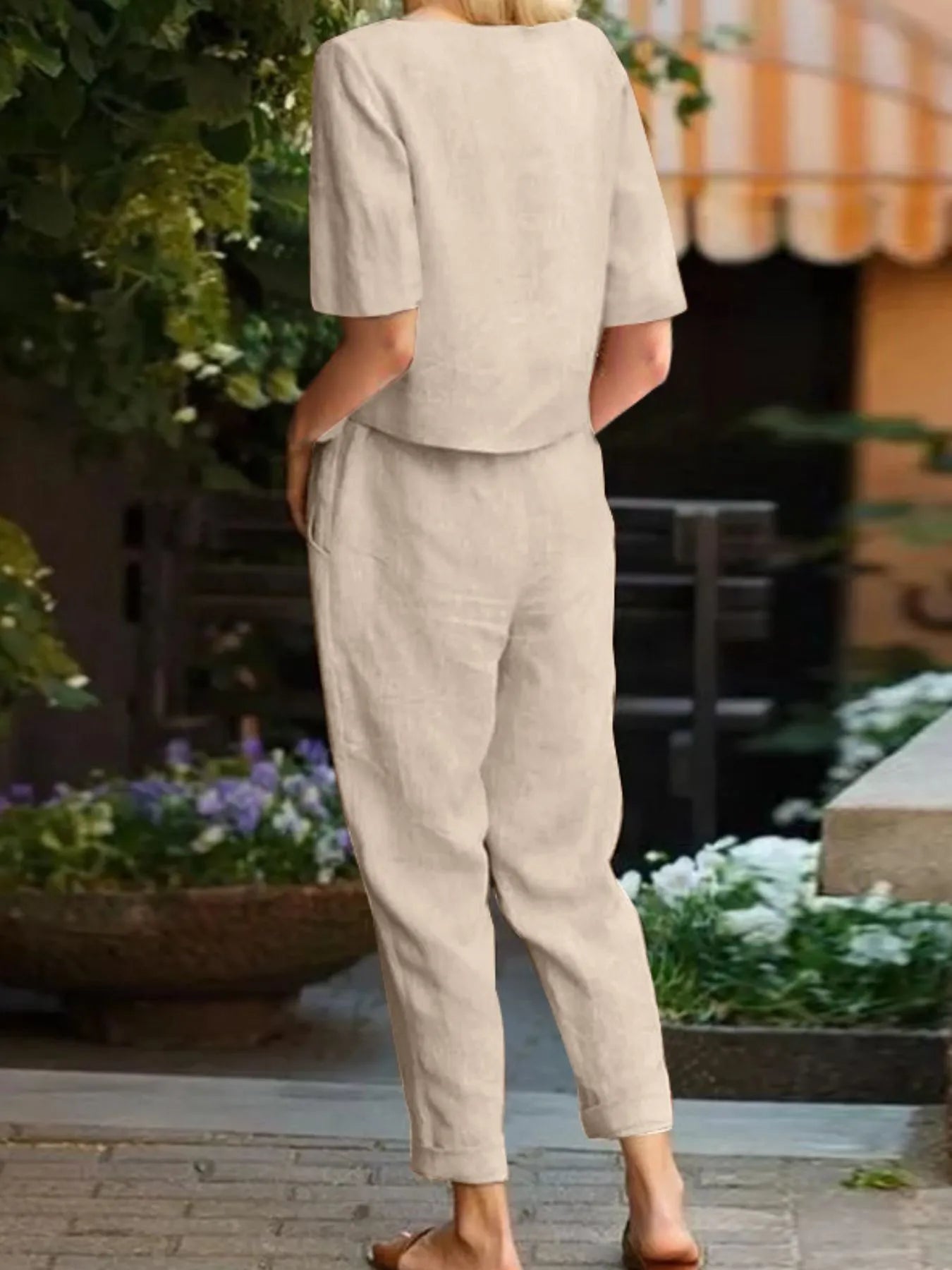 Full Size Round Neck Short Sleeve Top and Pants Set Plus Size a78e8fa0-1886-41f1-a1bd-b3065817973a-Max-Origin