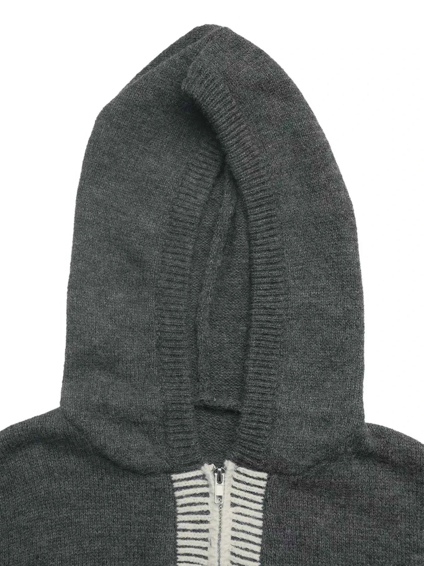 Contrast Trim Quarter Zip Hooded Sweater a797d3693c744f31b77ae92ba5fc0cbd-Max-Origin