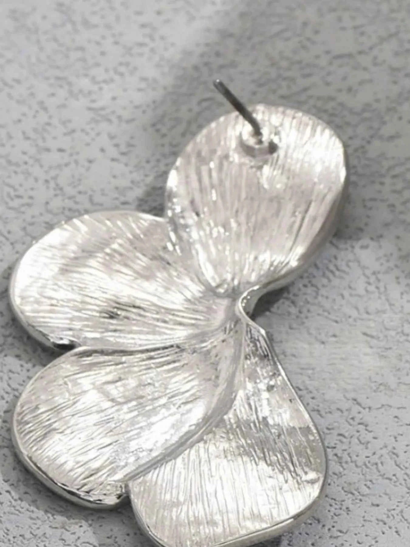 Stainless Steel Flower Earrings a79bc360-0a51-4581-bab3-613a09cedf53-Max-Origin