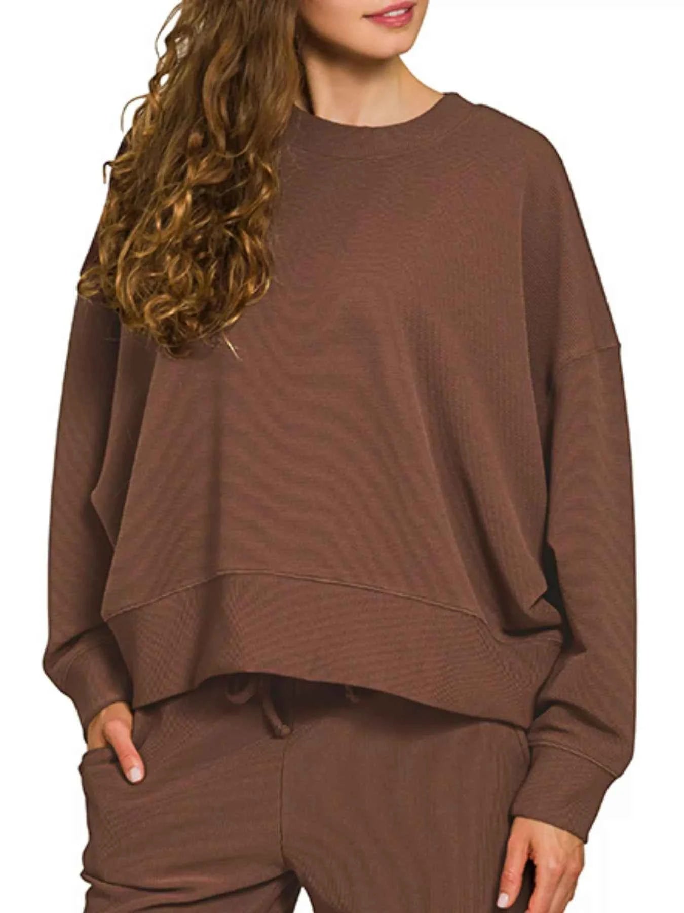 Zenana Ribbed Round Neck Pullover and Drawstring Pants Set a7ab0cef-3a0c-4022-adc3-b966d607dfb8-Max-Origin