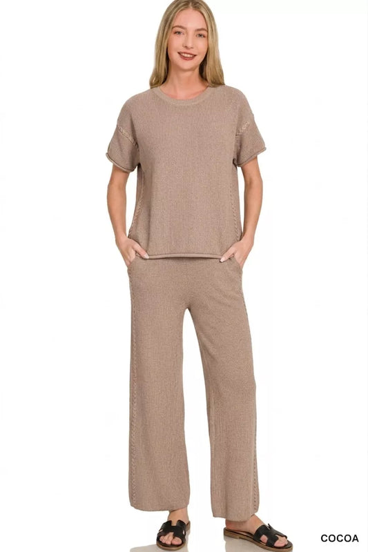 Viscose Round Neck Top & Pants Set a7b96f73-b7a2-4742-91ca-99c970e8e8c8-Max-Origin