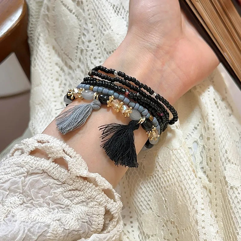 Tassel Rice Bead Bracelet a7dbf222-c6ea-40dc-a3e4-c8edc3677ae0-Max