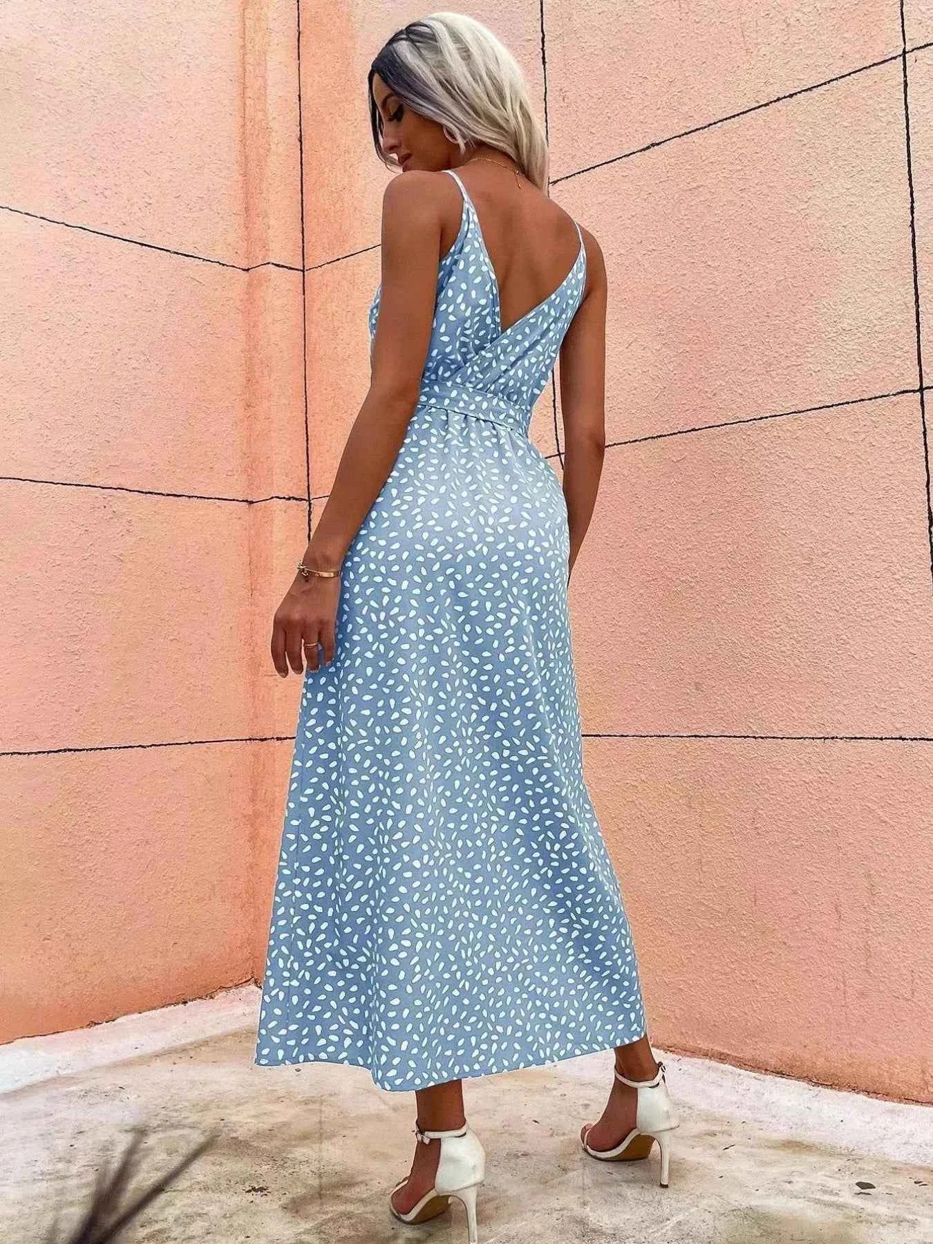 Slit Printed Surplice Midi Dress a7f3de12-31e8-42f2-bd6f-c851bc833b05-Max-Origin