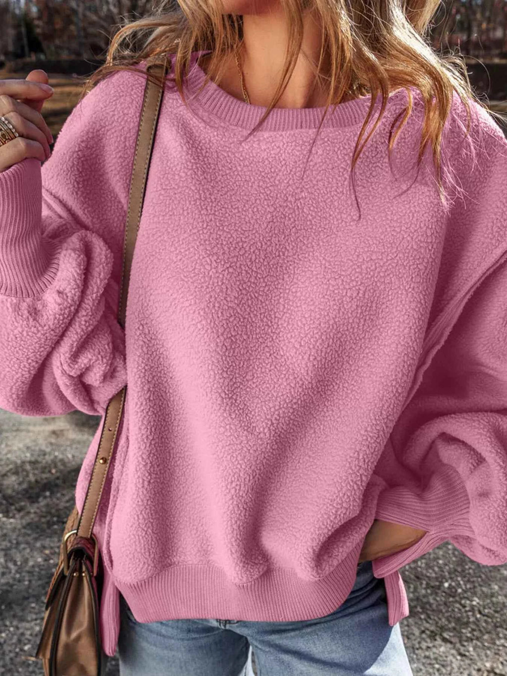Round Neck Dropped Shoulder Sweatshirt a80e9c480cfd4b3a9cc3a7574c19a944-Max-Origin