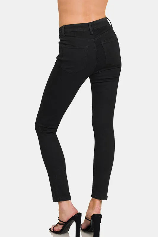 Zenana High Rise Skinny Jeans with Pockets a8124e6e-767b-4a08-afa9-b06d6f4b9b8e-Max
