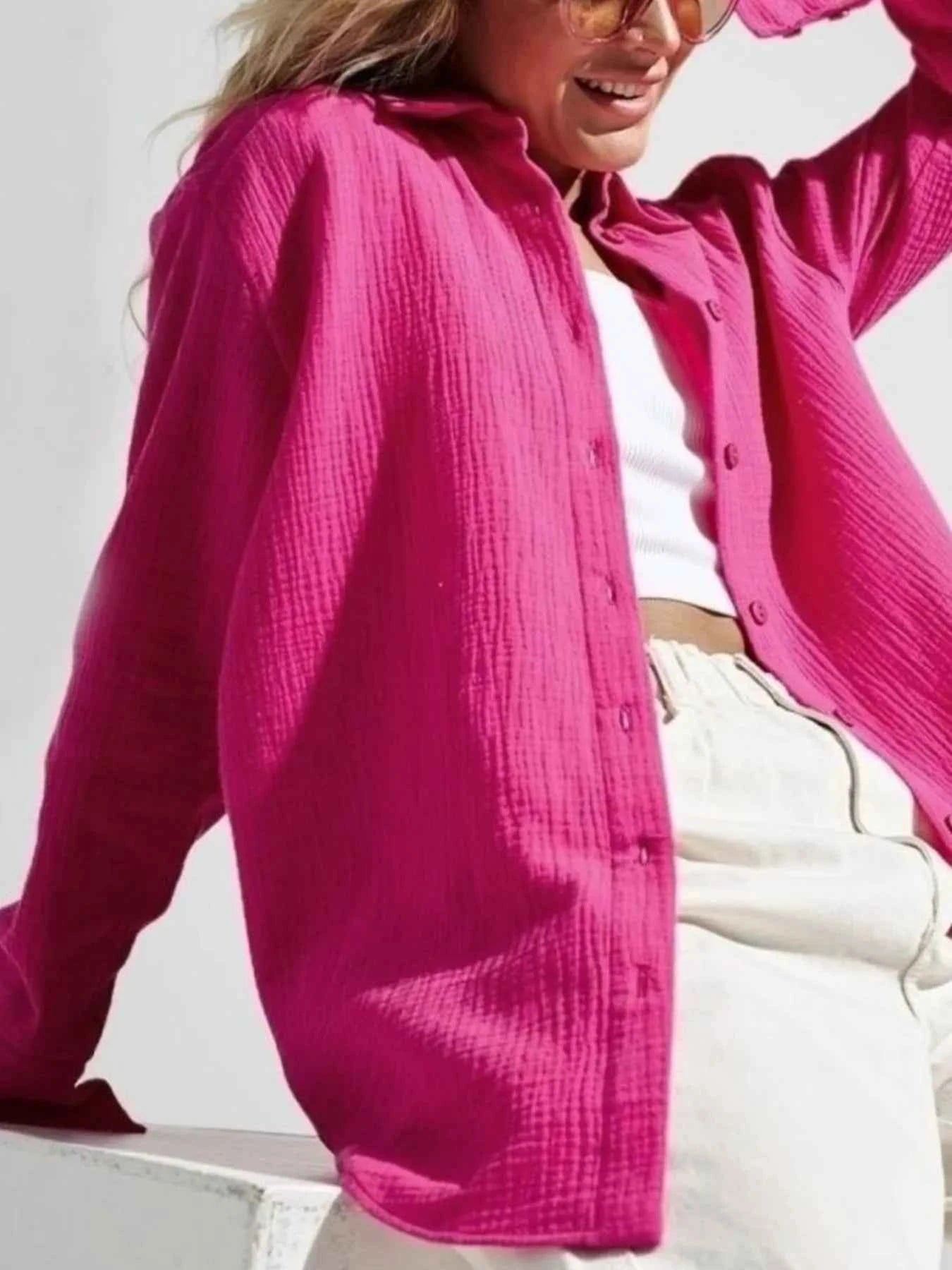Button Up Long Sleeve Texture Shirt a8260bc6-20d9-405f-95de-3e0d441e92d0-Max-Origin