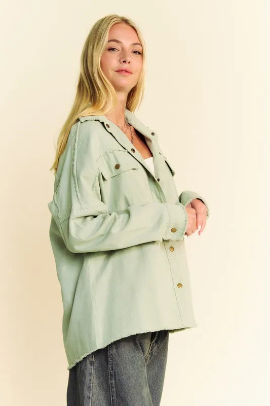 Davi & Dani Multi Color Rock & Roll Fringed Hem Loose Fit Shacket a835b7607be943ac8ef54ab764ed0f27-Max-Origin