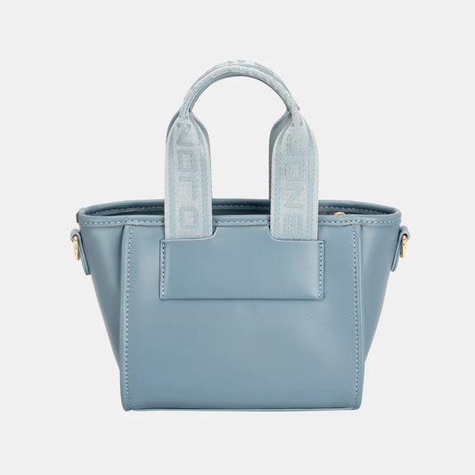 David Jones Small Handbag with Embossed Pattern Handles a8902cfa-836c-4d35-bd41-9dfa7d7feb2f-Max
