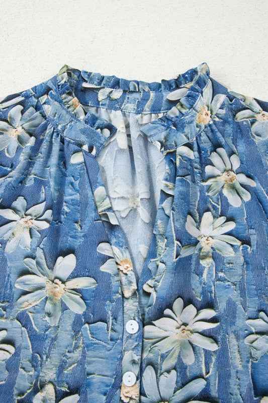 Sarajana Half Placket Collared Blouse a8927eeb-f987-4d8a-b40b-bbe9054c2923