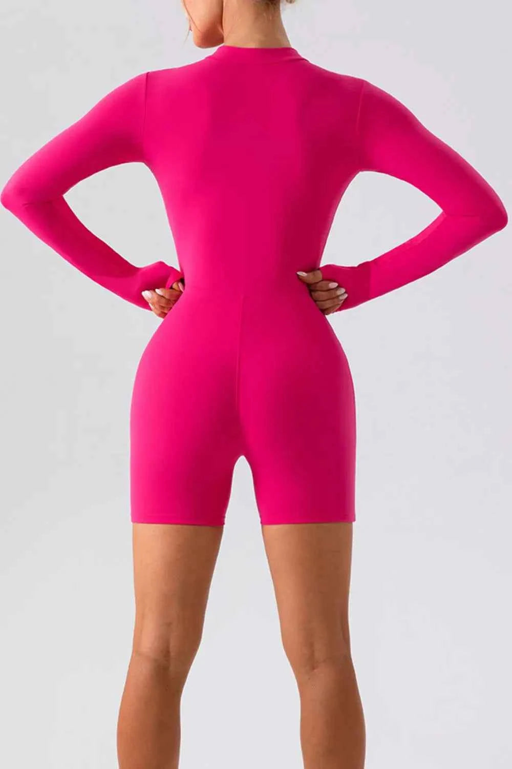 Half Zip Long Sleeve Active Romper a896c6ab-4caf-45bb-9521-8c1a91515c2d-Max