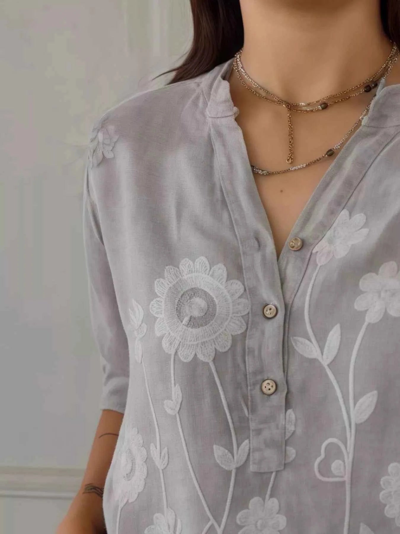 Full Size Floral Embroidered Button Detail Blouse Plus Size a8ad1e66-b5d2-4bf0-b5e5-6c451e0096a6-Max-Origin