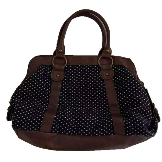 Retro ka-Dot Preppy-Style Tote Bag a8b0c1ae-eccf-4083-88f6-4c4207cdcf74