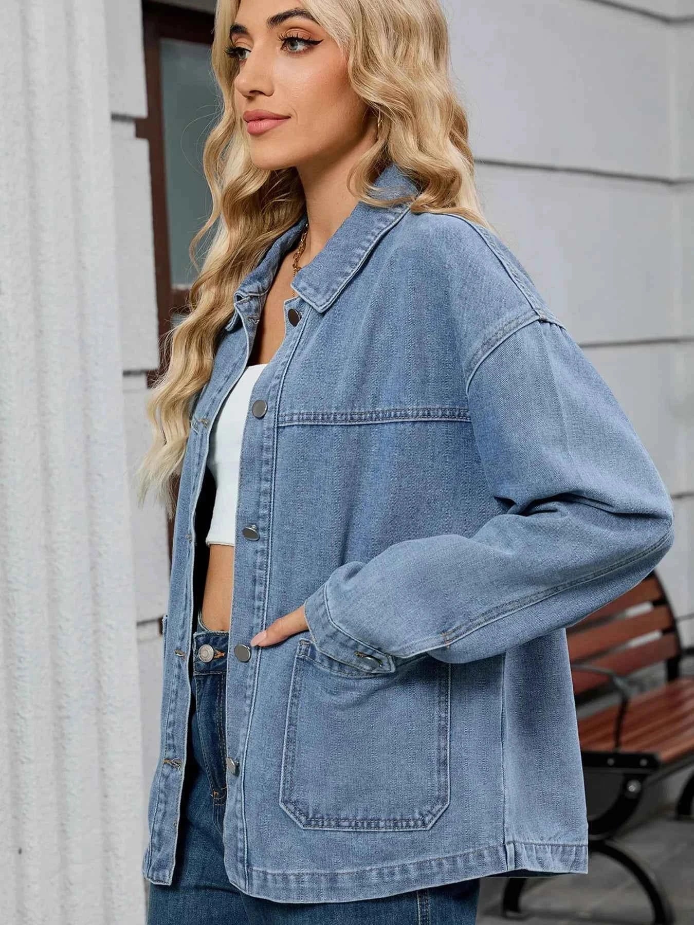 Washed Oversized Button Down Denim Jacket a8e8d2aeba004de29ad898ee54e62882-Max-Origin