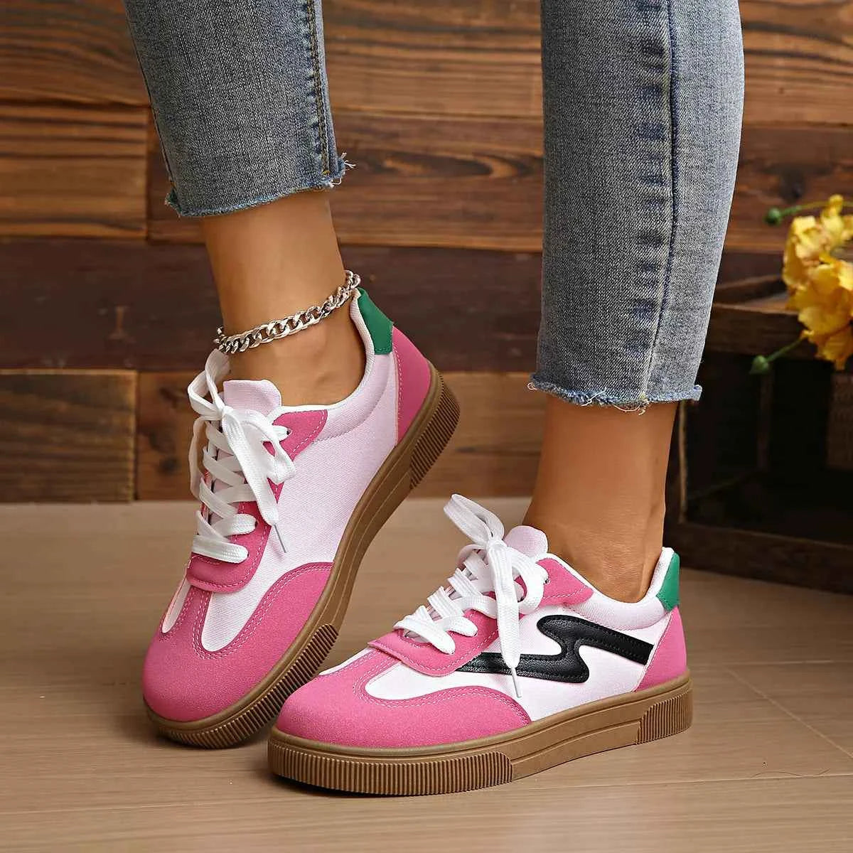 Lace Up Platform Sneakers a9195b8286ff44dda57bdaf1f742fd4f-Max-Origin
