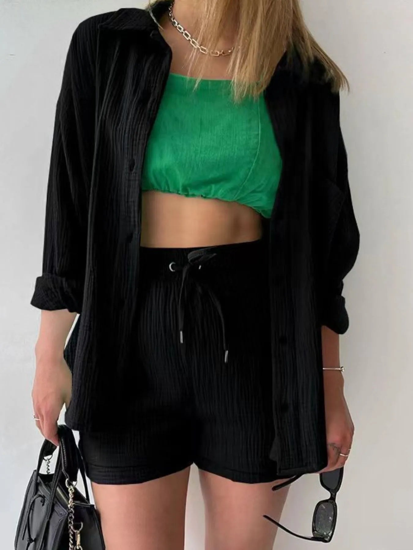 Textured Button Up Shirt and Shorts Set a91bc51f-5c25-45f5-ab16-fc7ae65de06a-Max-Origin