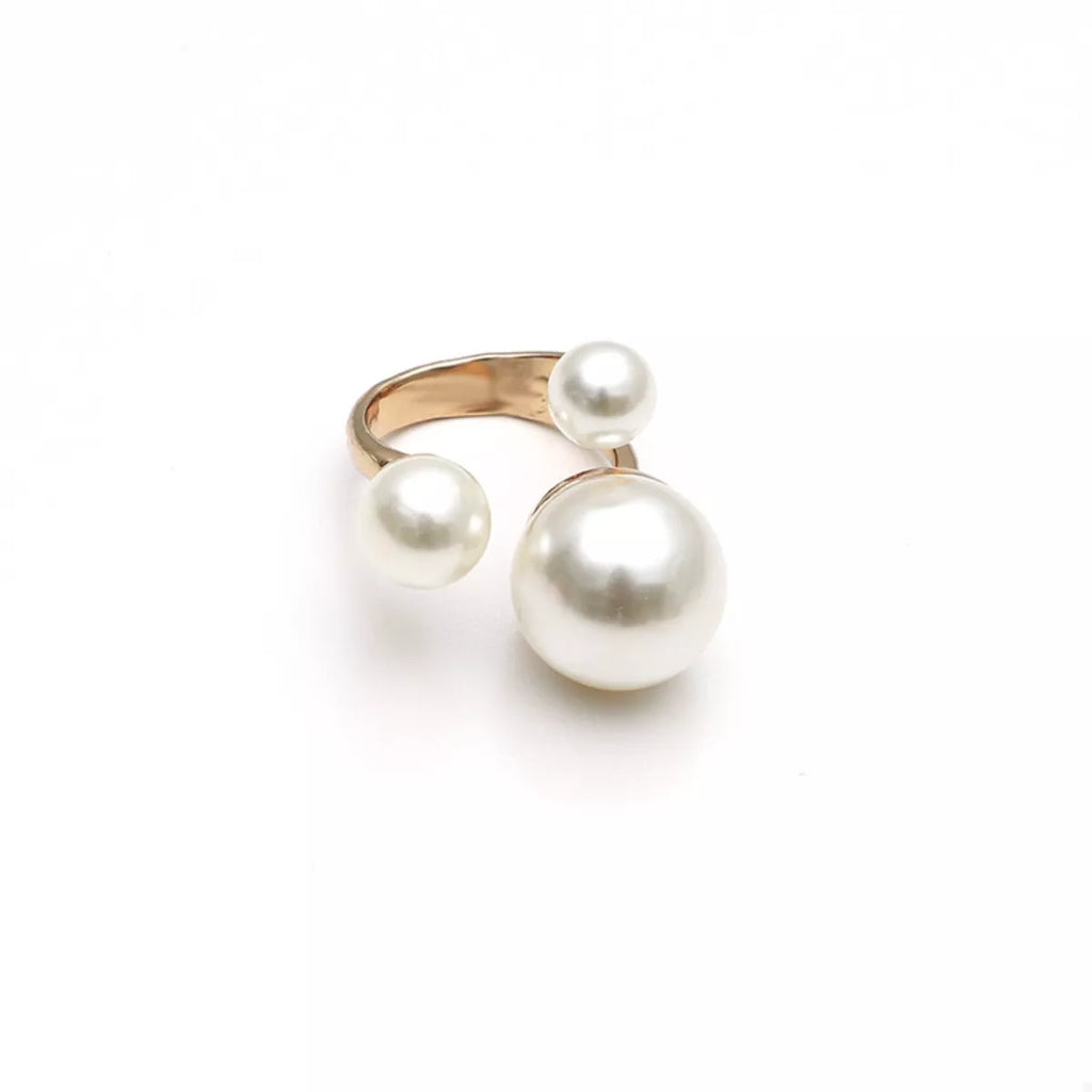 18K Gold-Plated Pearl Open Ring a93899ff-284b-40c6-9d9f-448e460c0f1a-Max-Origin