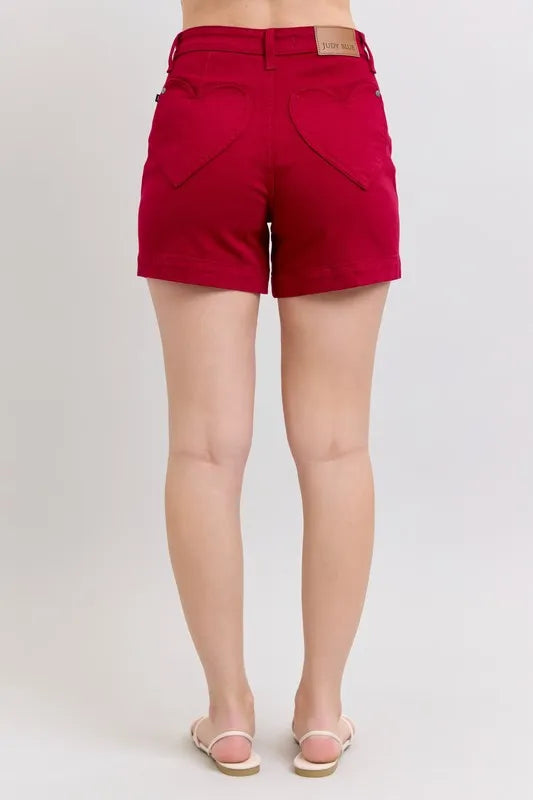Judy Blue Full Size High Waist Tummy Control Garment Dyed Heart Shaped Denim Shorts Plus Size a948fa7e420d49d690bd31b850b6a3c1-Max-Origin