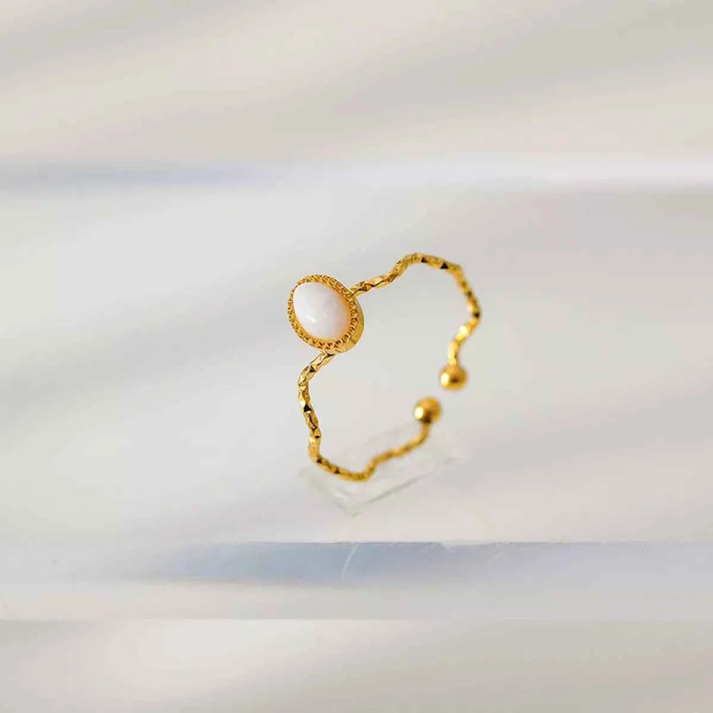 18K Gold-Plated Wave Open Ring Style A One Size a953a12e-c4d4-4a10-9570-b495d10cf5c9-Max-Origin