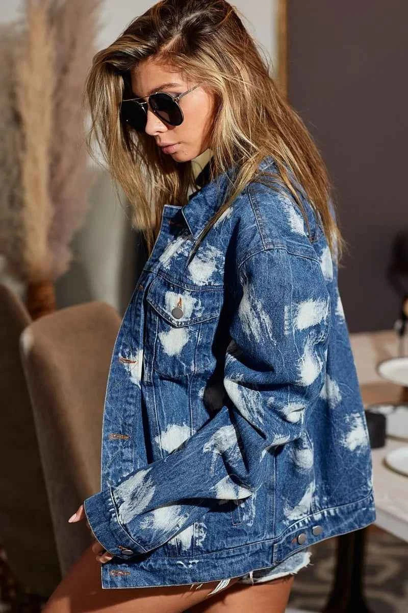 BiBi Washed Tie Dye Denim Jacket a95aa0af06594478bf8dce5d2a17536f-Max-Origin