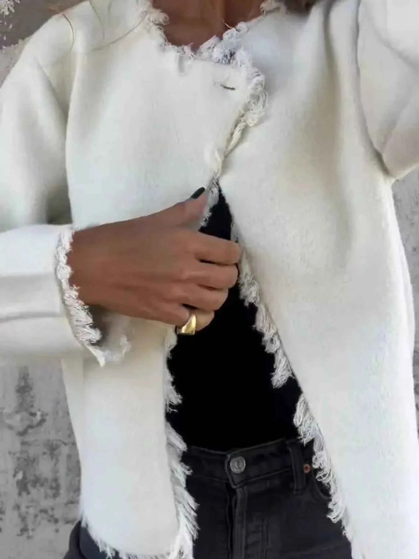 Full Size One Button Frayed Edge Cardigan Plus Size a9911f5a-50f3-4f08-a117-17209caf6e6f-Max-Origin