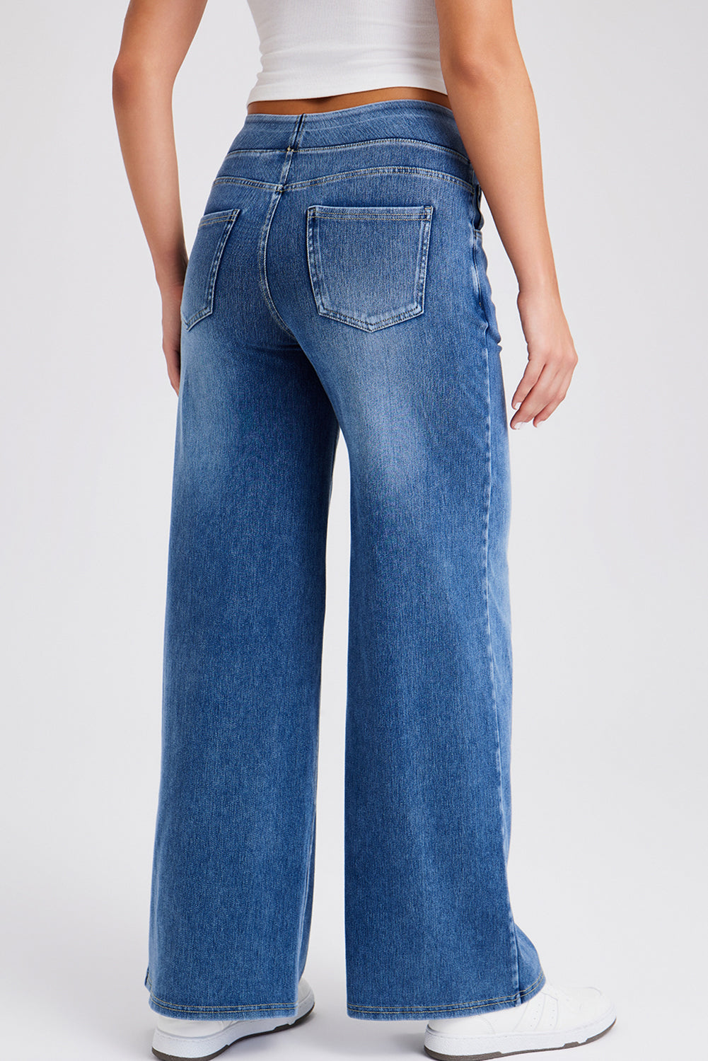 Ashleigh Blue Pocket High Waist Wide Leg Jeans a9b4a7886be654e0