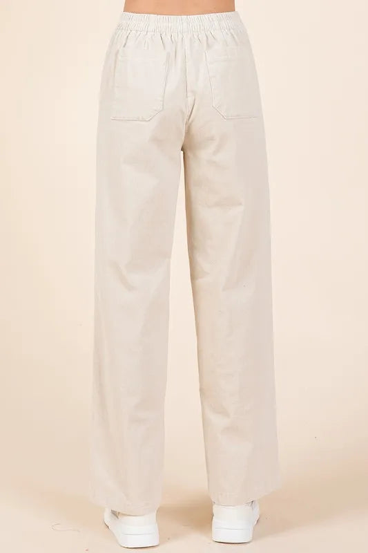 Mittoshop Corduroy Back Elastic Waist Pants a9d512f7-e1a4-4547-bf9e-b0c1a0e68448-Max