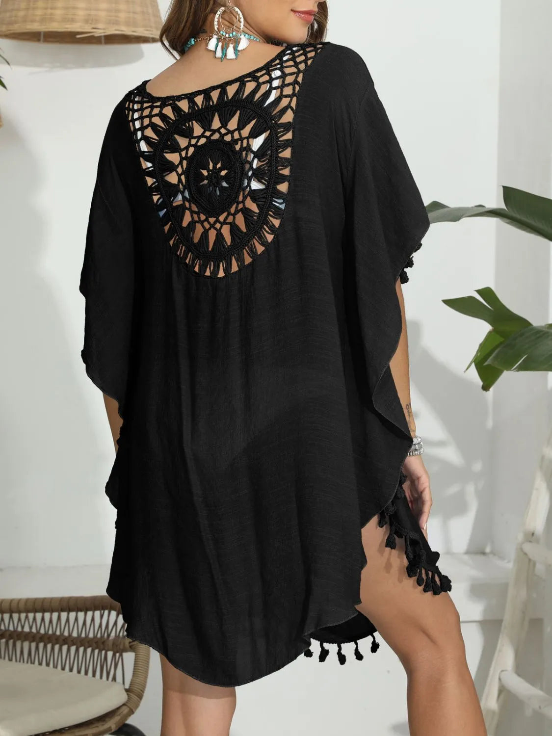 Tassel Crochet Round Neck Cover-Up a9e48d21-38e9-41e8-9588-4e0503fc6978-Max-Origin