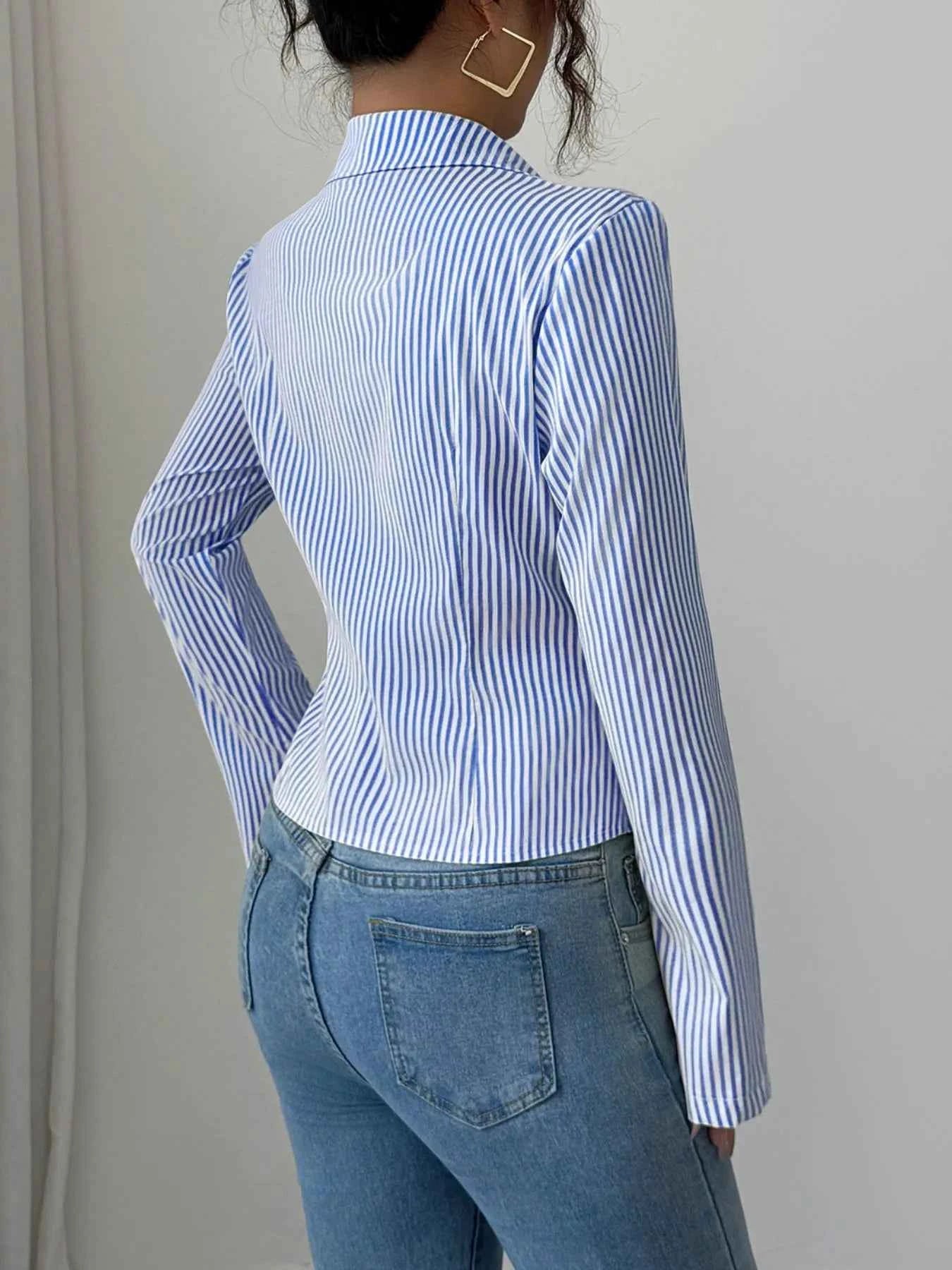 Striped Button-Up Long Sleeve Shirt a9f86127-1790-4896-b351-12f151f0f422-Max-Origin