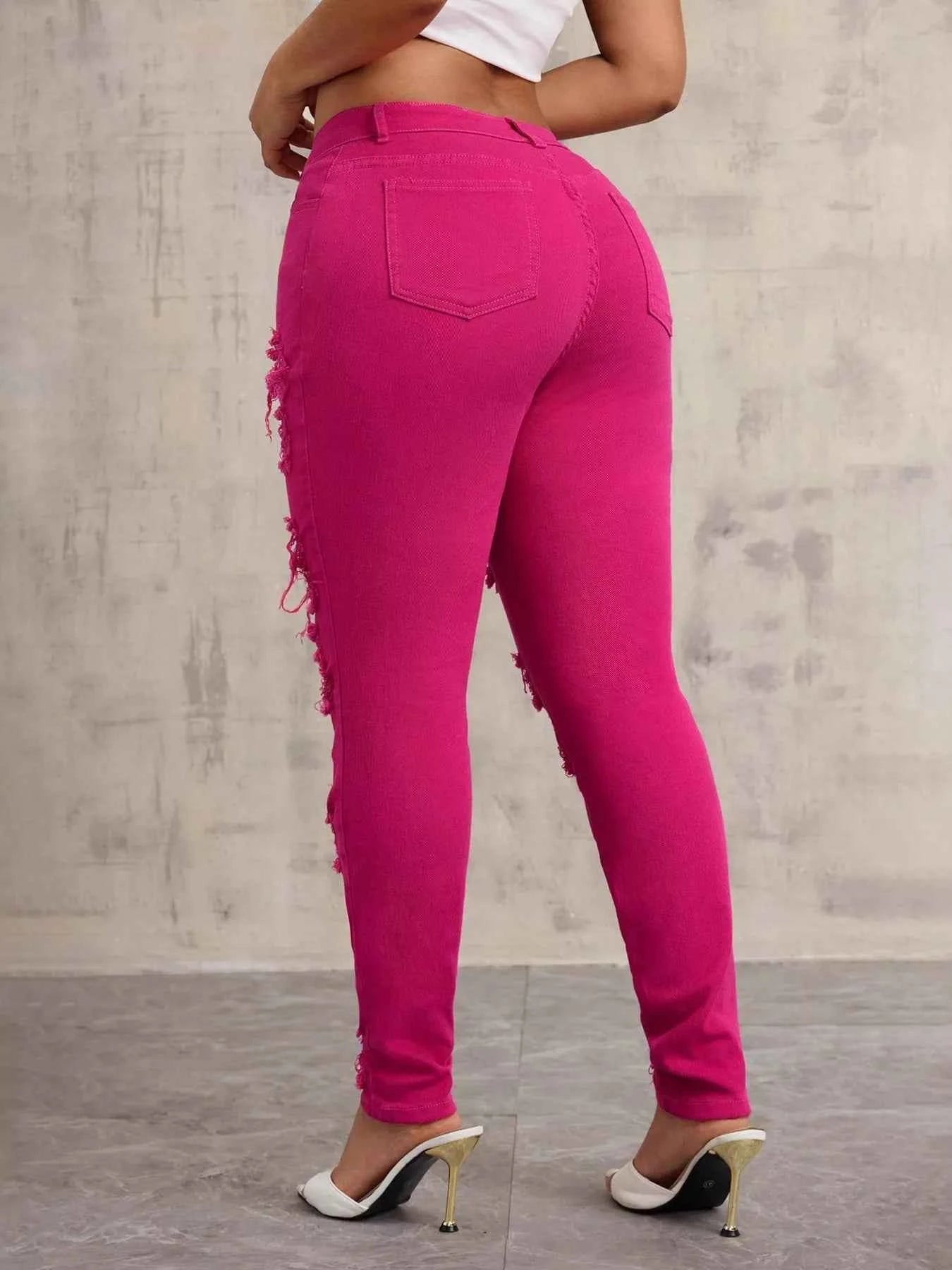 High-Waisted Distressed Skinny Jeans a9f9a0f445164a4a8d306b8ce7e0674d-Max-Origin