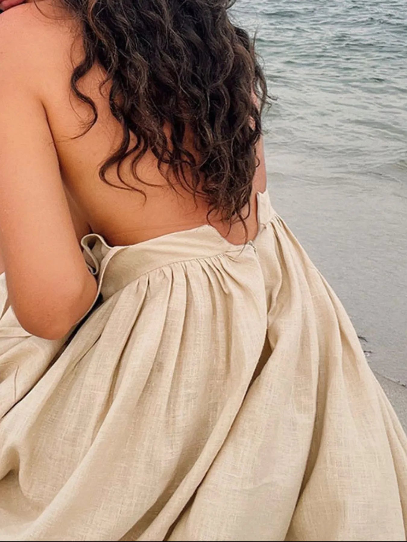 V-Neck Tie Shoulder Maxi Dress aa23e6be-36c0-4a64-9816-5e8382673d31-Max-Origin