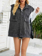 Sleeveless Button-Down Denim Jacket aa4de1ad-b21d-4862-87e5-e5d4baf44f4b-Max-Origin