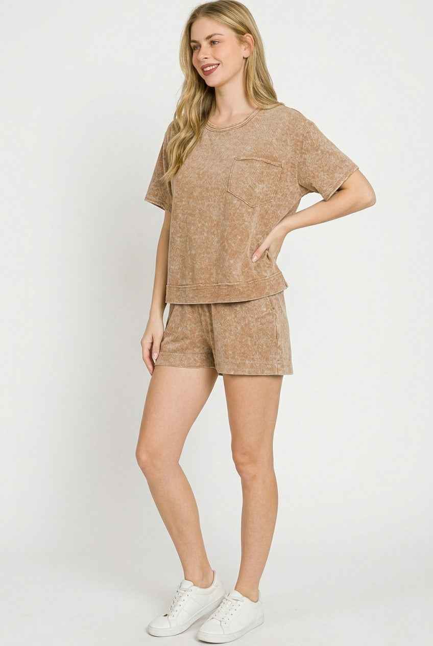 Zenana Halo Snow Washed Boxy Top & Shorts Set aa50d263-d927-41b0-a8c5-2aba7e214901-Max