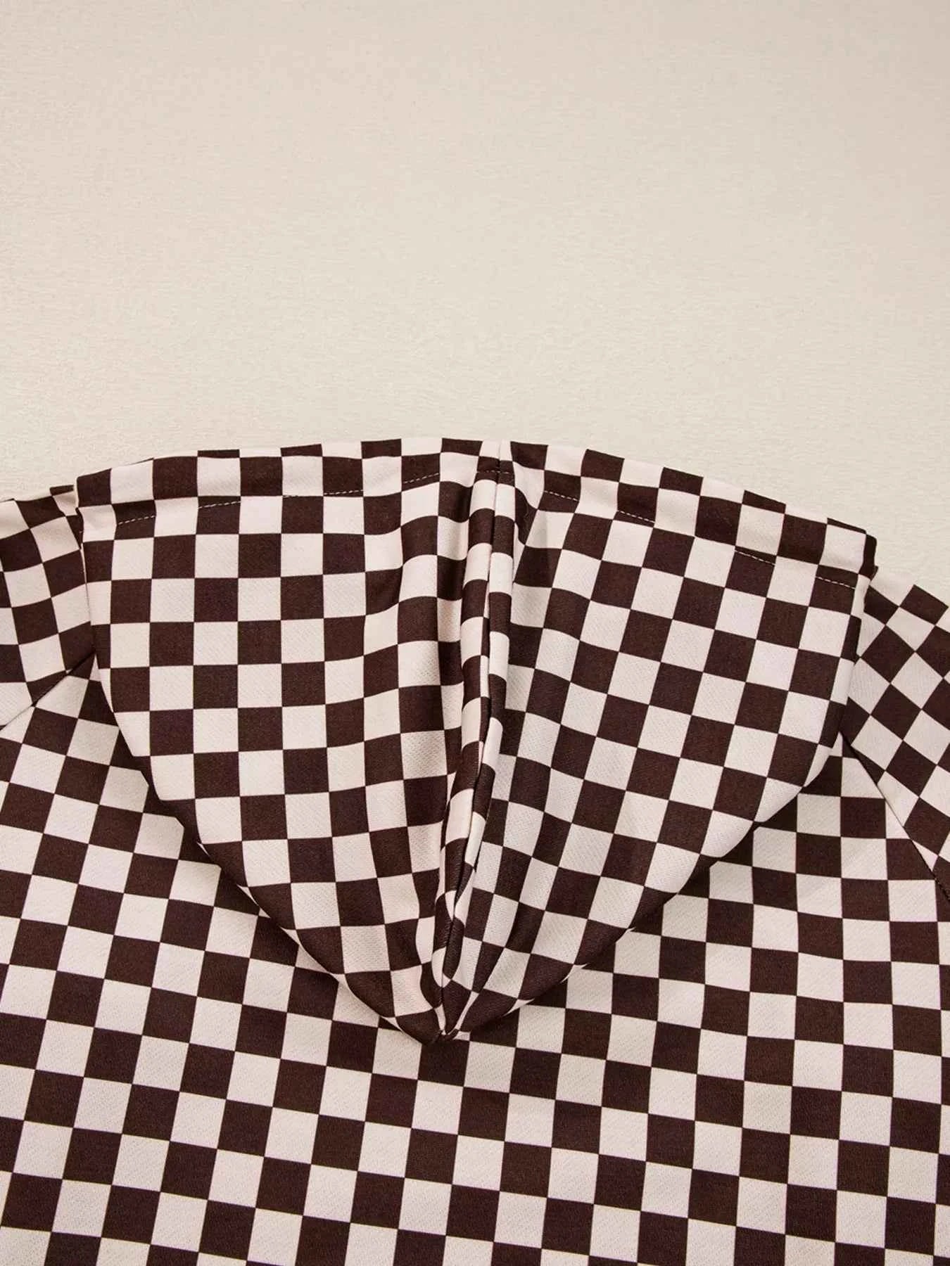 Checkered Drawstring Hoodie and Pants Set aa5828df746e47c79c3e724b04a64ddb-Max-Origin