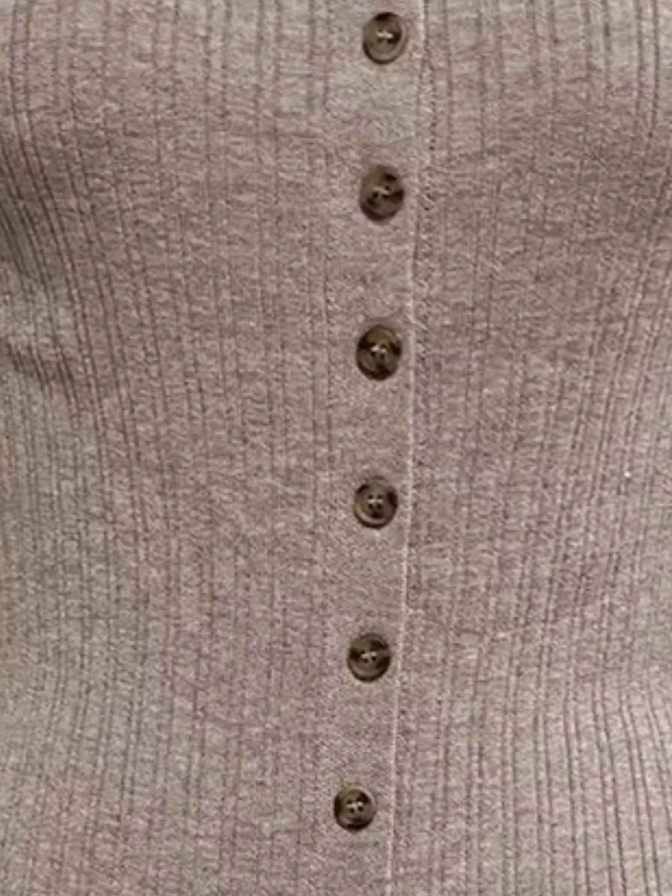 Ribbed Button-Front Bodycon Sweater Dress aa5f5bda-79bf-4552-a5bc-43a9f67afb3d-Max-Origin