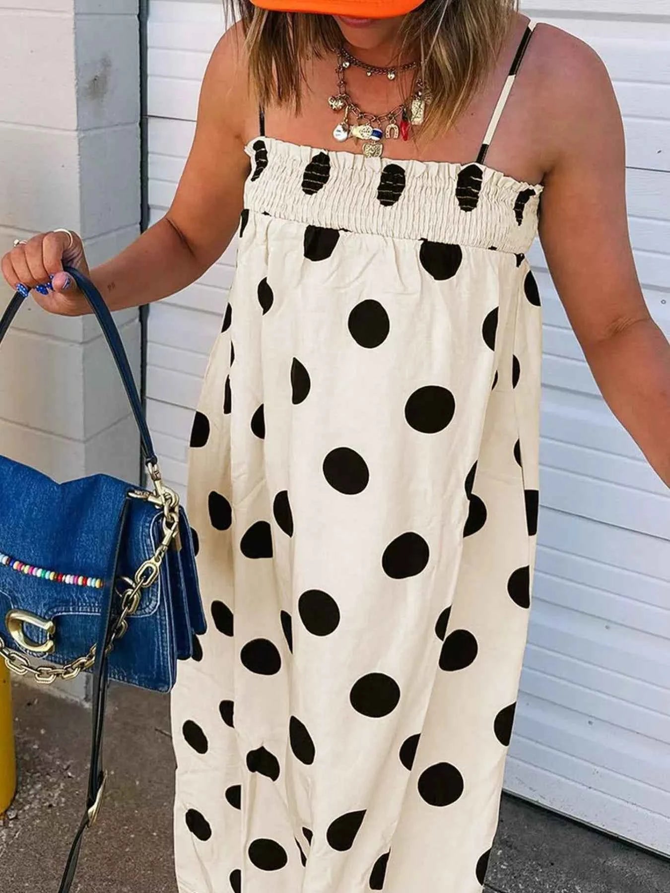 Polka Dot Spaghetti Strap Maxi Dress aa604a15-81ed-4a17-9d8a-ed32759a61b9-Max-Origin