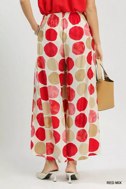 Dot Print Wide Leg Pants aa643dad-08af-4ccd-a947-e13fd4349ae6-Max-Origin
