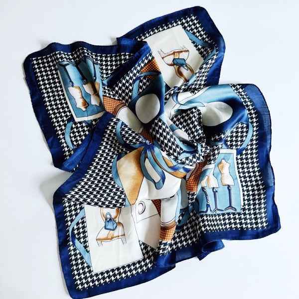 Silky Muse Satin Square Scarf - Chic Silky Scarf F aa921529-1a31-4433-80fd-2d2c80904877