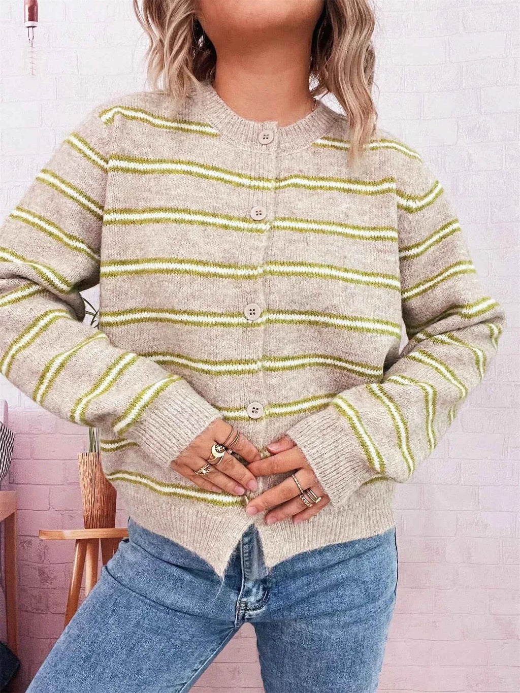 Striped Button-Up Long Sleeve Cardigan aa974e399acb4c60a0666be57e8b2201-Max-Origin