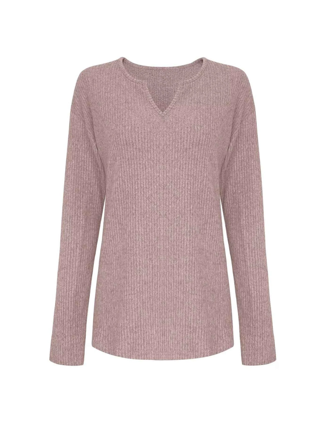 Ribbed Knit Long Sleeve Top and Pants Set aa9a3629cea04ed3bc70dd6dc2c52482-Max-Origin