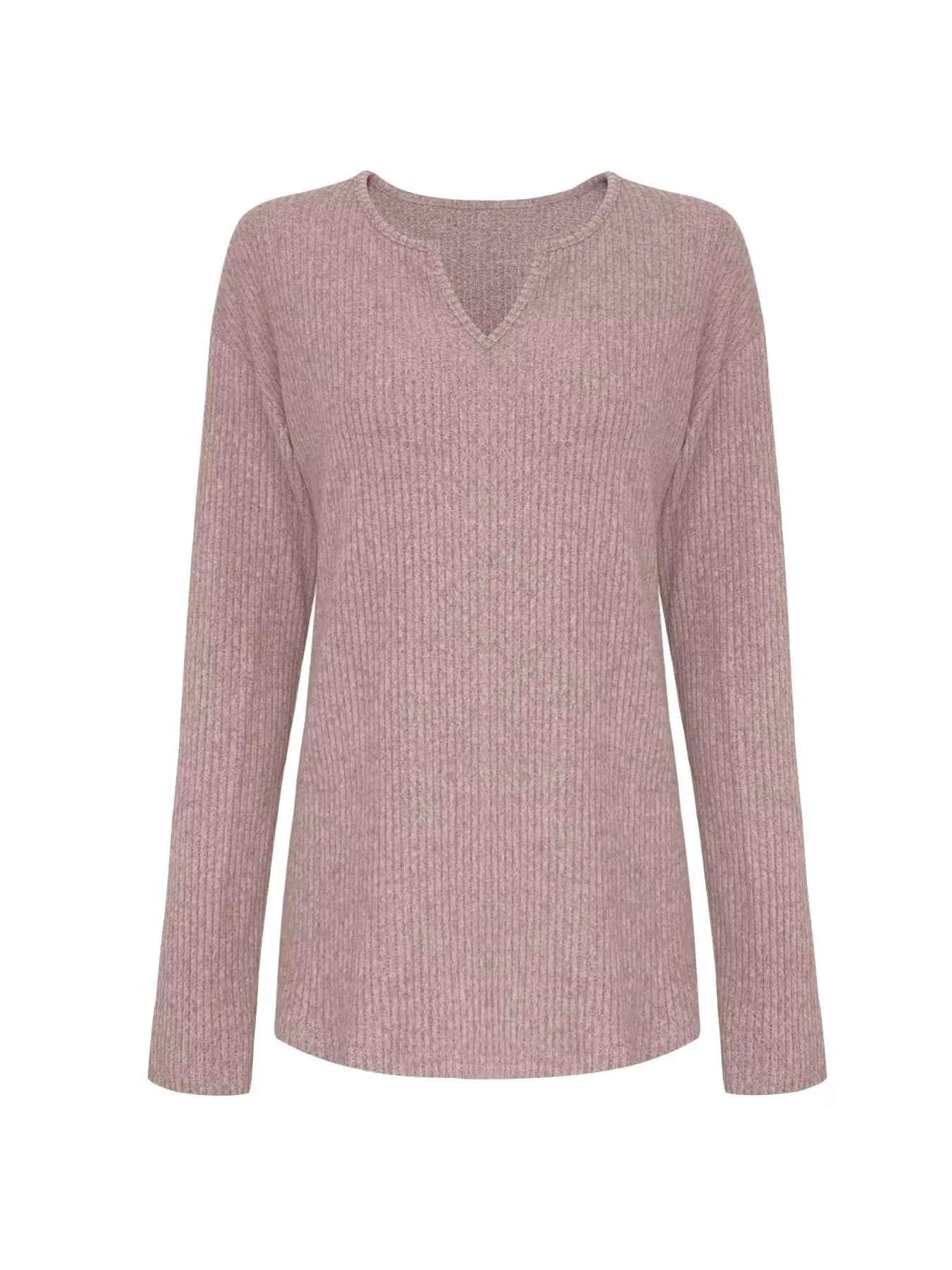 Ribbed Knit Long Sleeve Top and Pants Set aa9a3629cea04ed3bc70dd6dc2c52482-Max-Origin