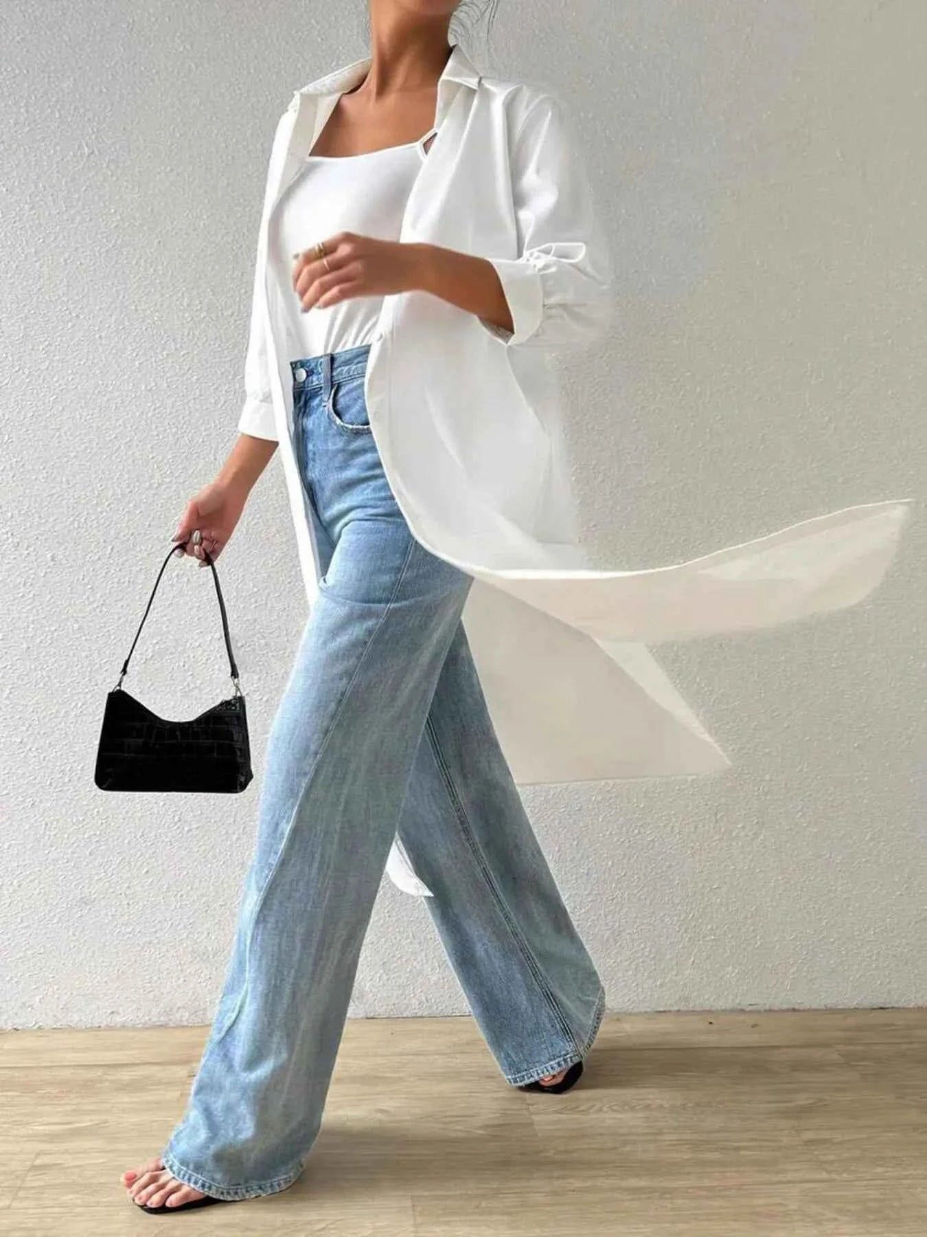 Button-Up Long Sleeve Longline Shirt aa9c7f5d9c134ddc9cb2f6703bcef503-Max-Origin