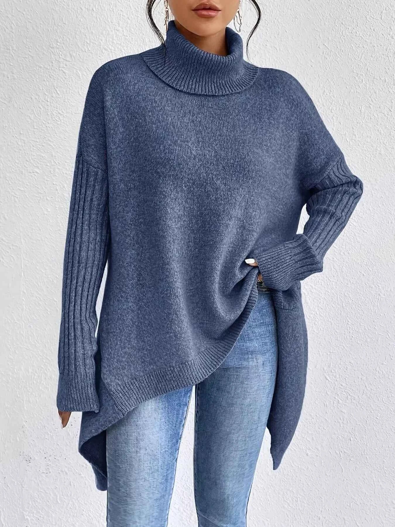 Turtleneck Dropped Shoulder Sweater aaa990819dc04bfa9845a5a2fba7dab6-Max-Origin