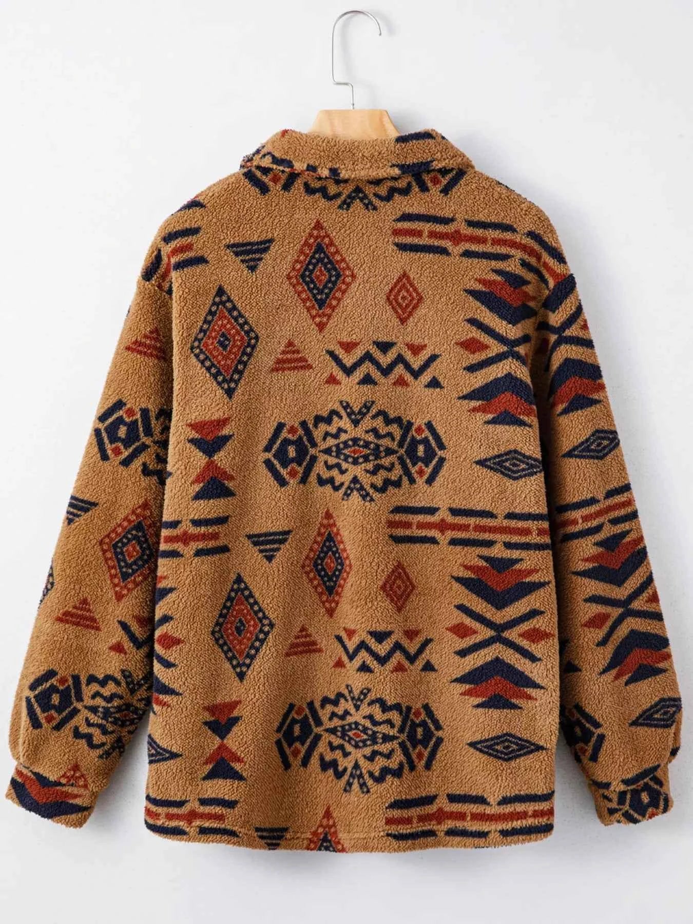 Western Aztec Pattern Fleece Button-Up Shacket aaad5d473f6041b6bee8c3d3eafb936c-Max-Origin
