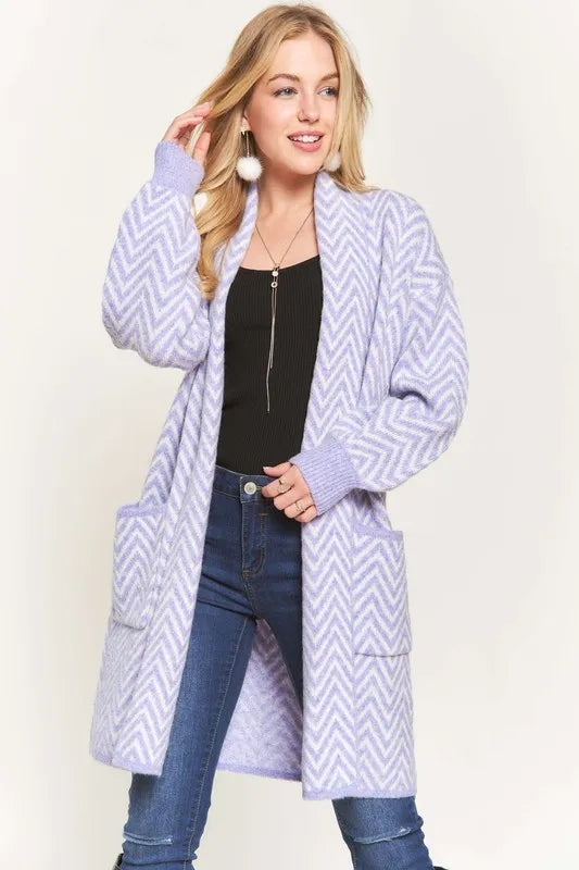 ADORA Chevron Sweater Cardigan