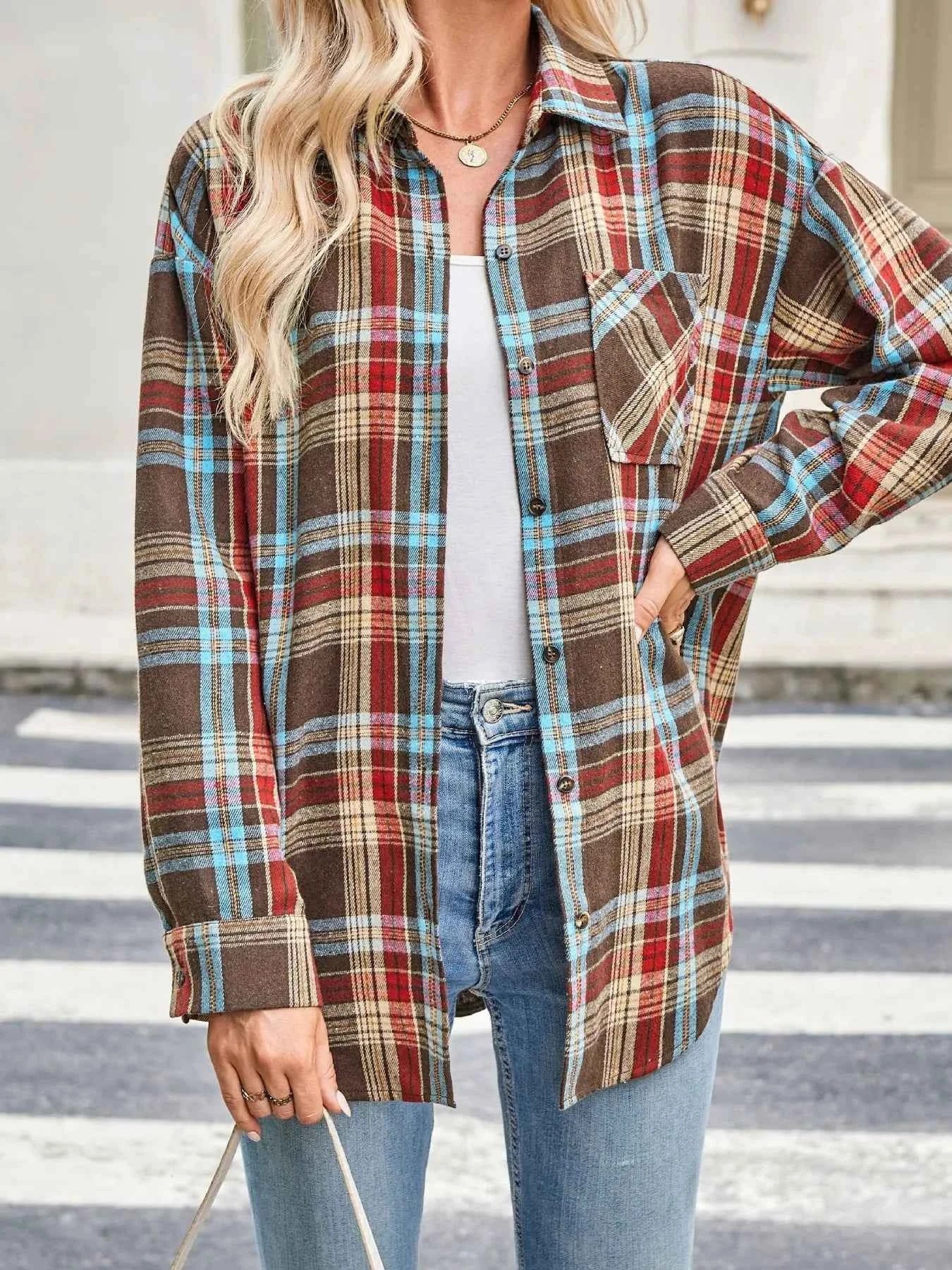 Plaid Button Up Long Sleeve Shirt aad1f7c82fda4c948428ec4d82ba73f9-Max-Origin