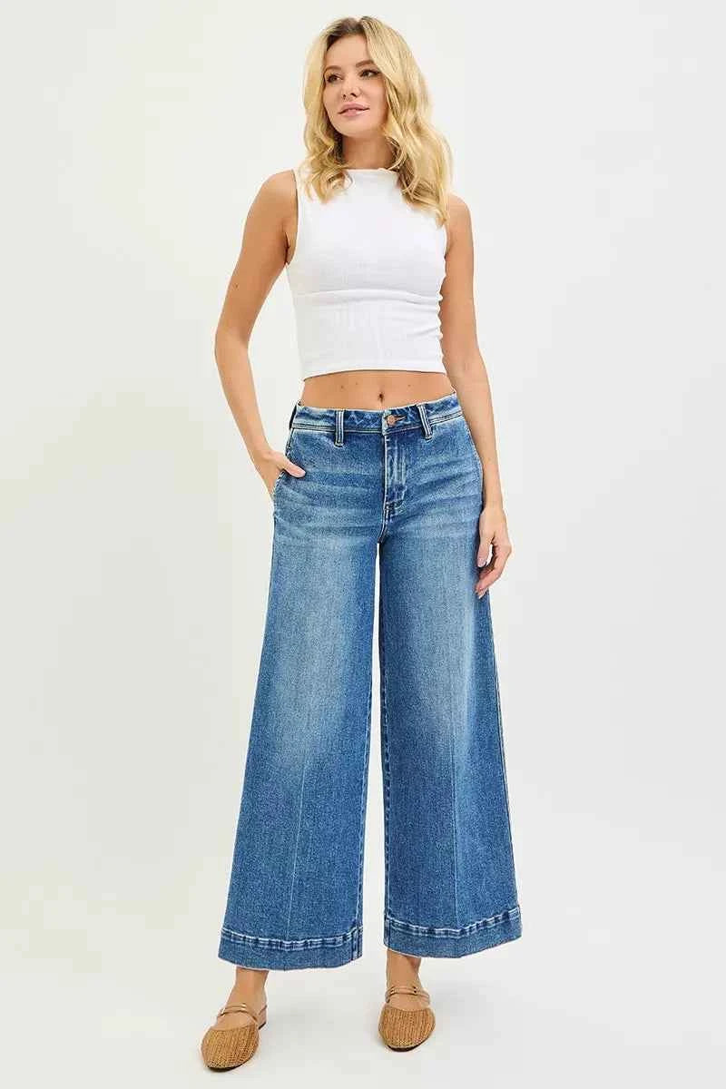 RISEN Slouchy Ankle Wide Jeans aad4df2a3704443a9d3aa1709b524aed-Max-Origin