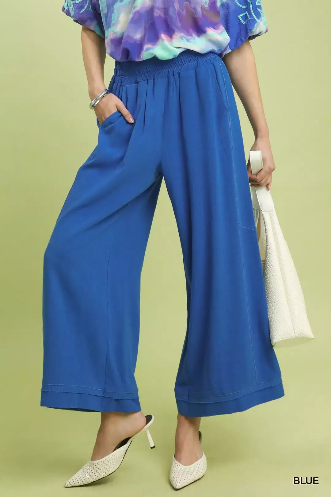 Umgee Linen Elastic Waist Wide Leg Pants BLUE aad6b079-0ebf-4567-996e-c590af13a334-Max-Origin